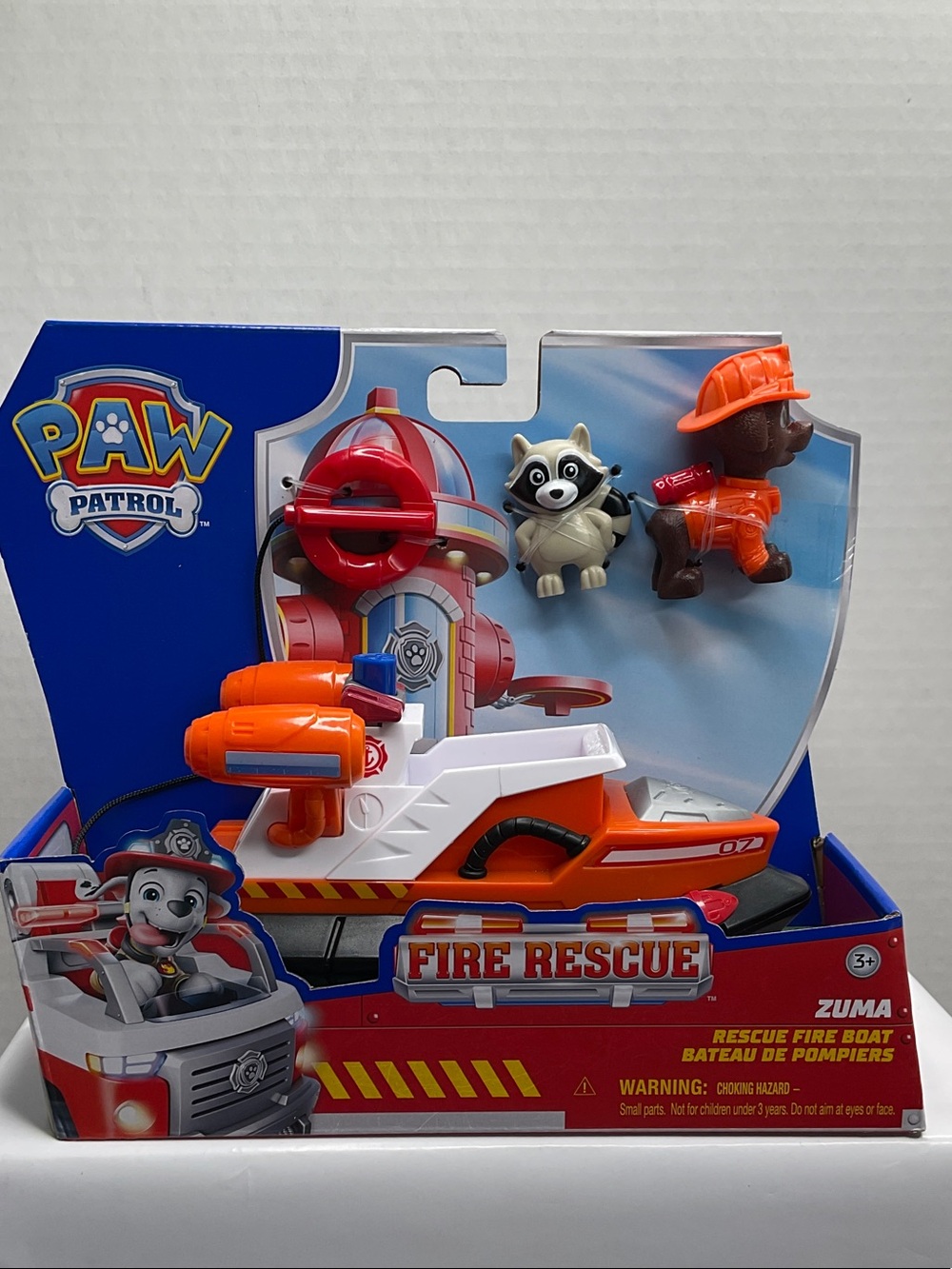 PAW Patrol Zuma Fire Rescue Boat - Orange, White, Red (42)